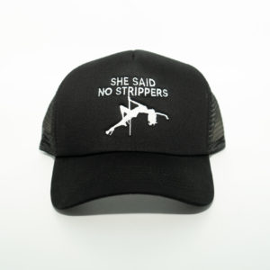 She said NoS trippers hat