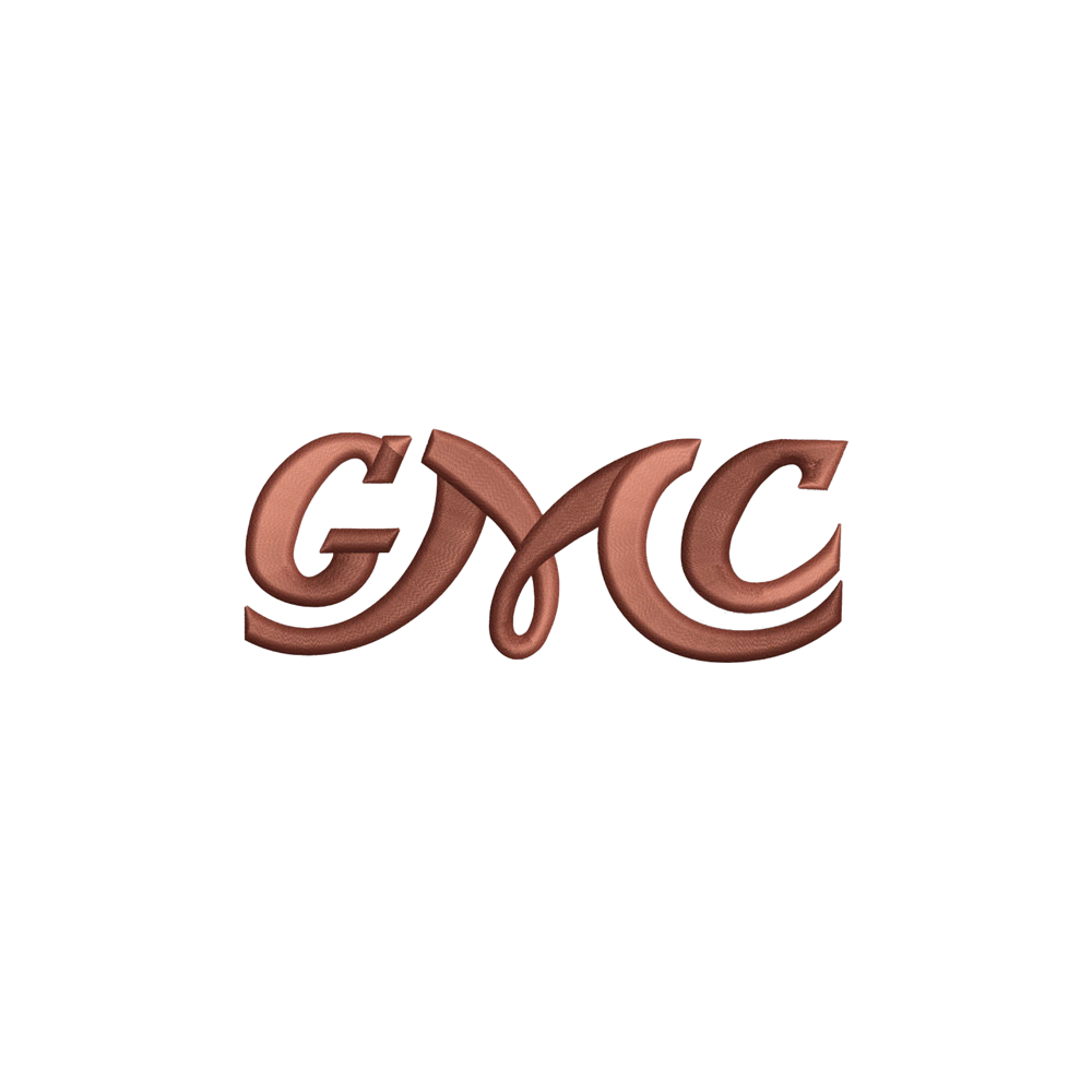 GMC embroidery logo