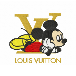 Mickey Mouse Luis vuitton logo