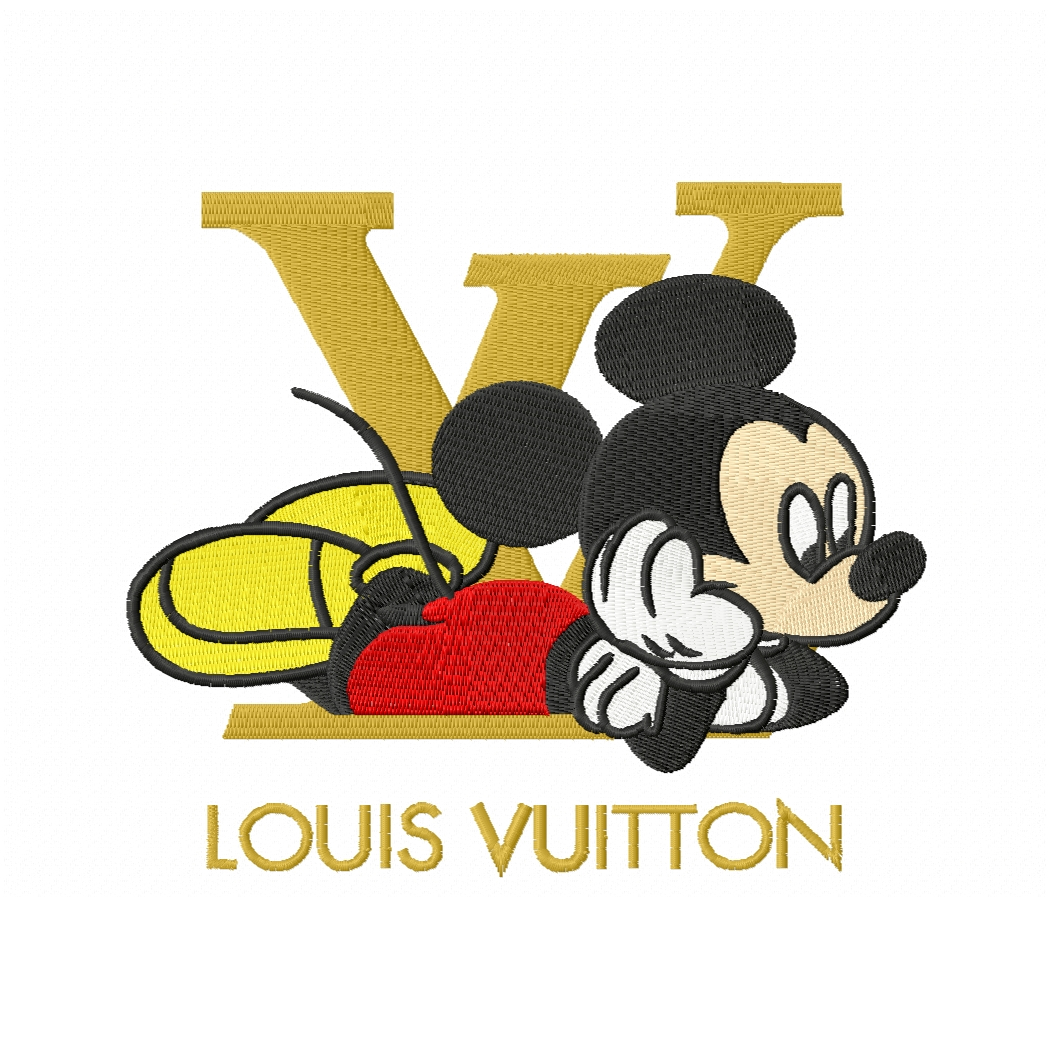 Mickey Mouse Luis vuitton logo